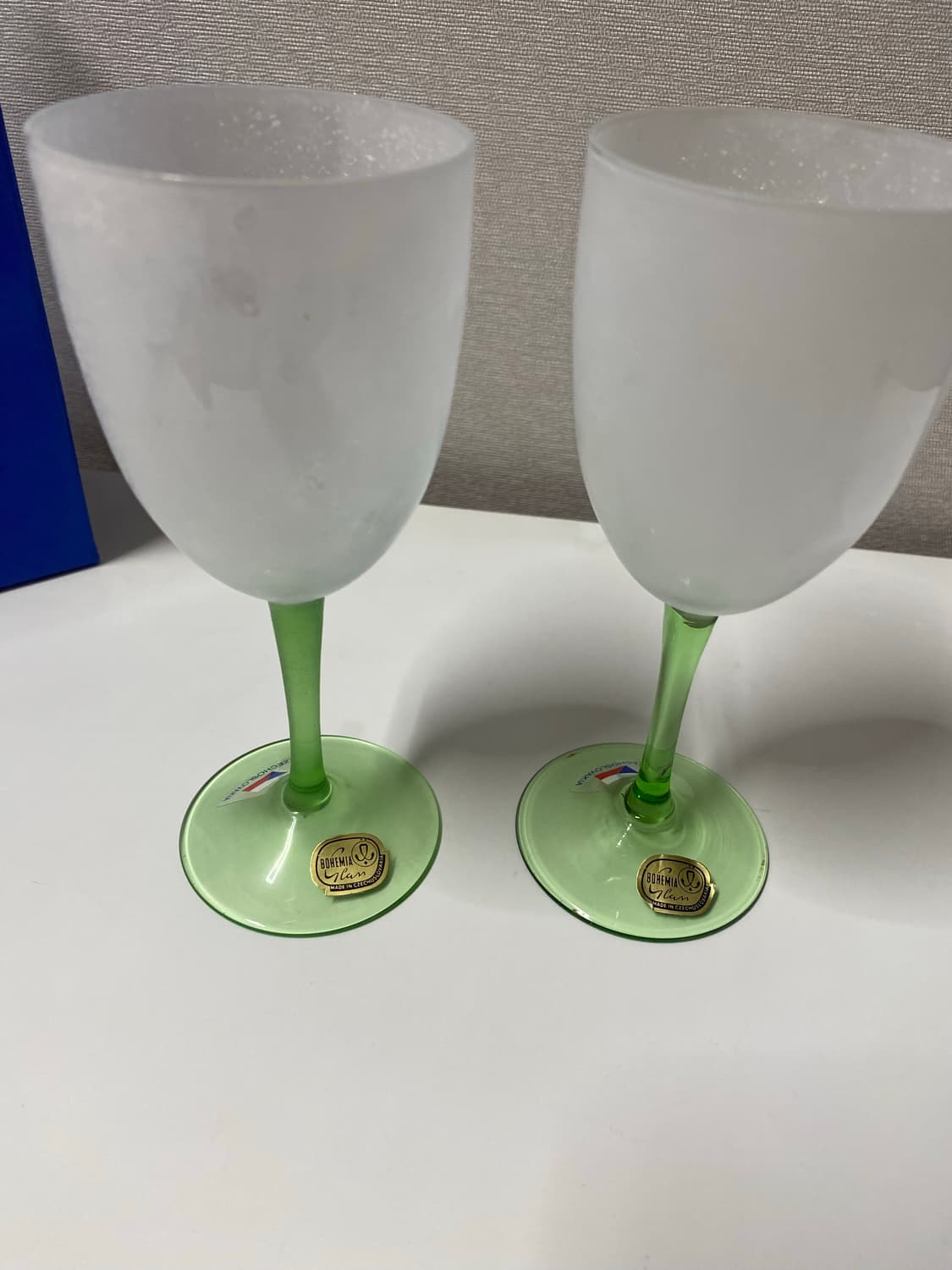 미사용 체코 보헤미아 와인잔 글라스 세트 상품이미지9