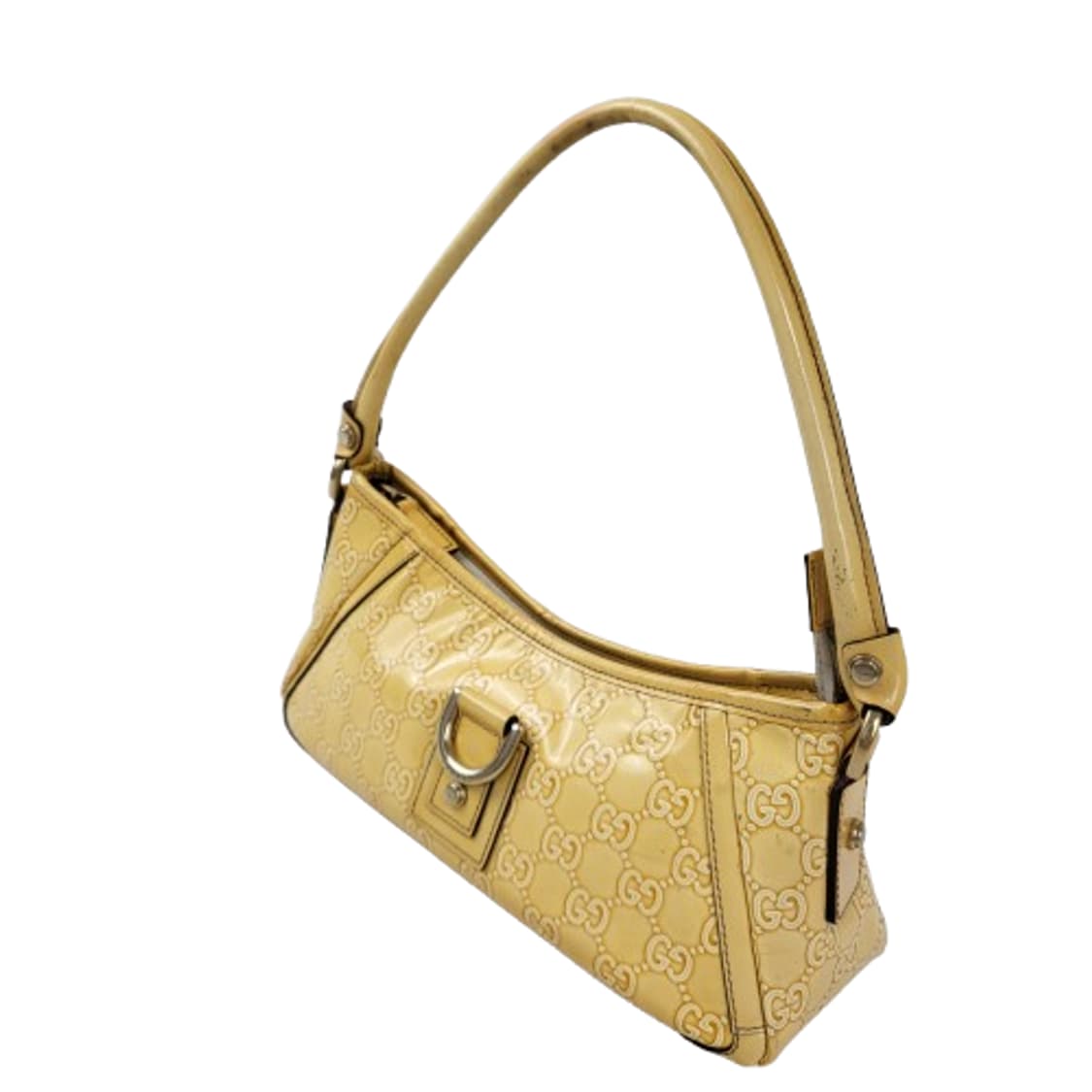 정품 구찌 GG 로고 페이던트가죽 D링 미니백 상품이미지4