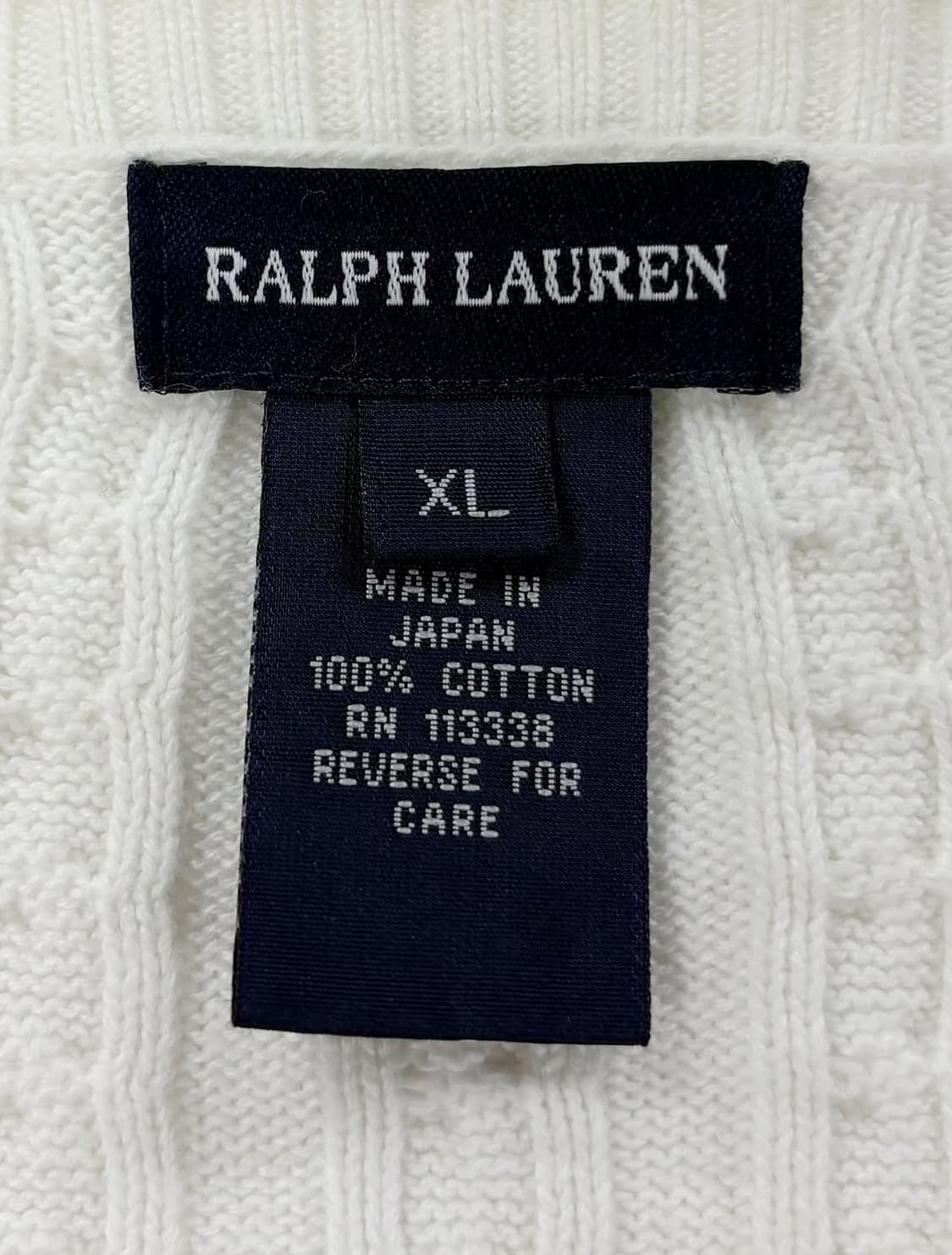 폴로 랄프로렌 크림 아이보리 여성 케이블 니트 가디건  상품이미지4