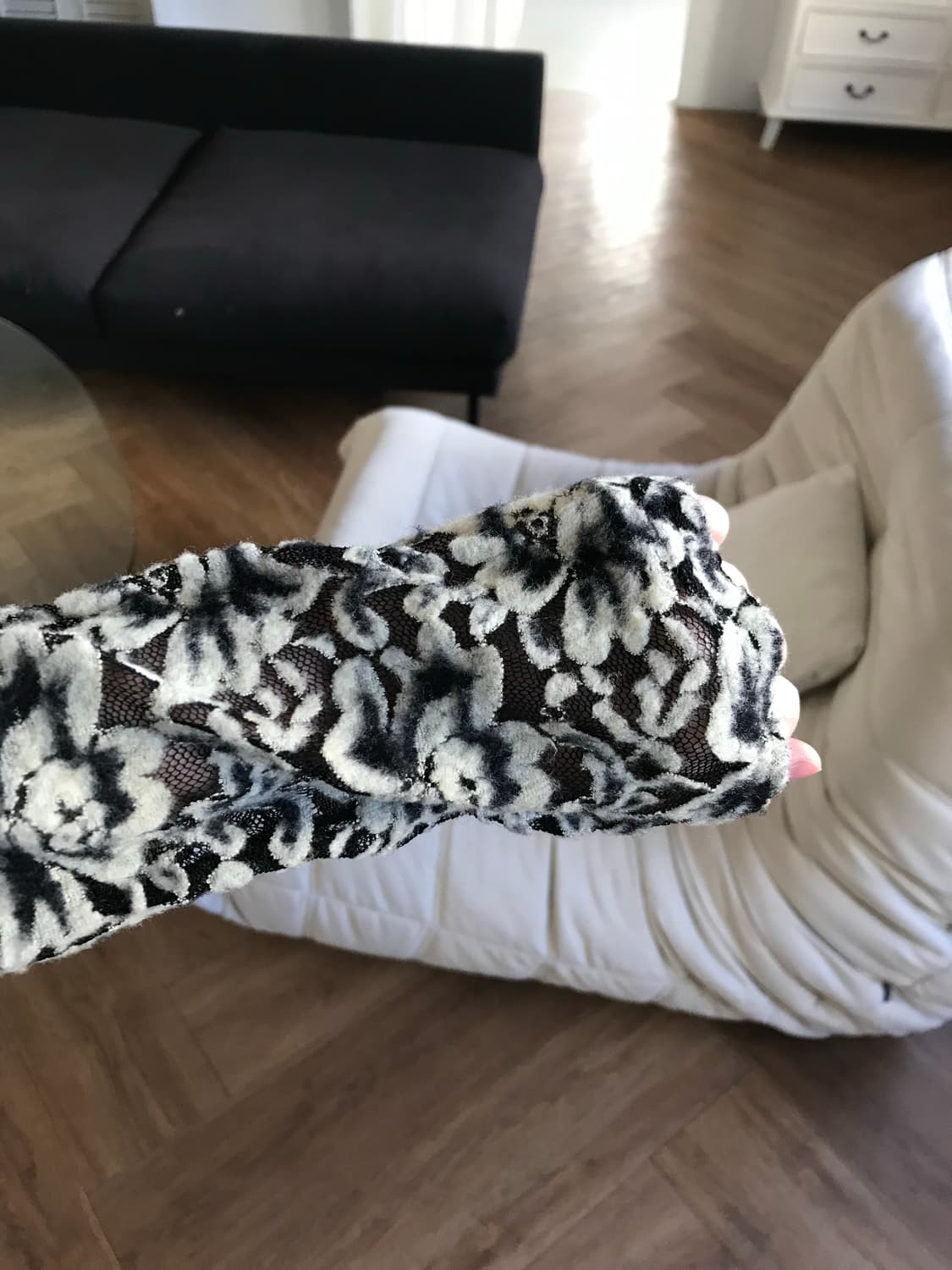 vintage pattern lace one-piece 상품이미지6