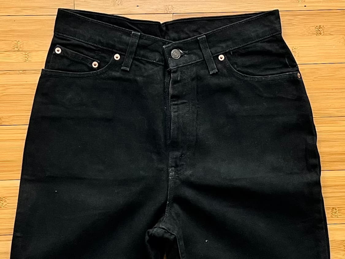 리바이스 512 블랙진 데님팬츠 W L S 상품이미지3