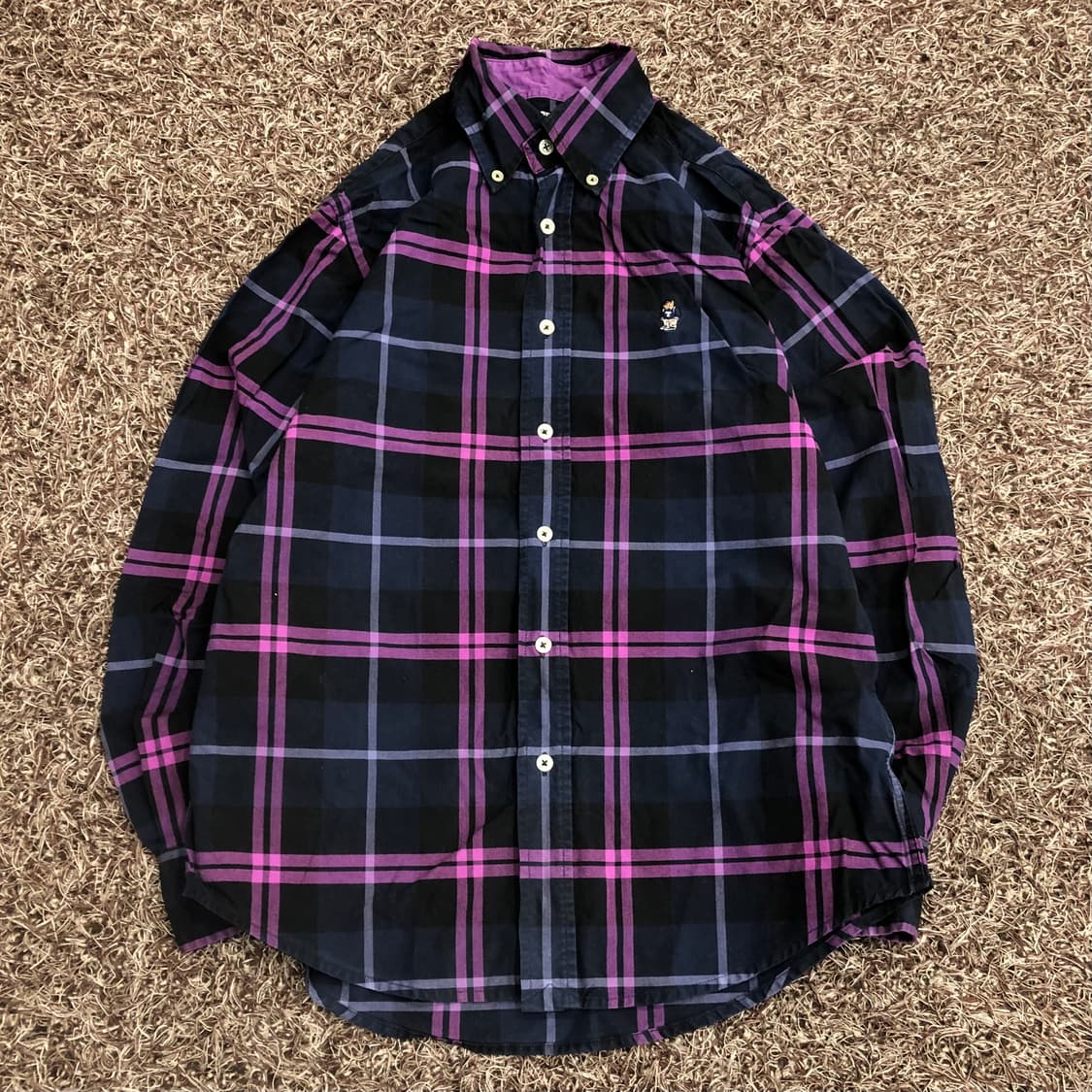 티니위니 퍼플 체크 셔츠 상품이미지2