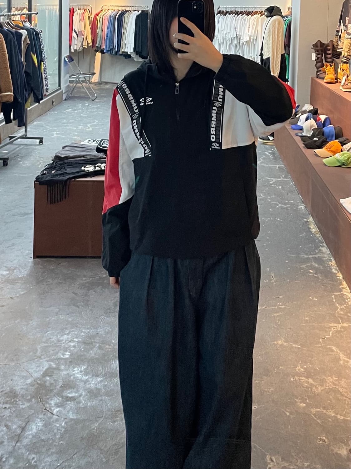 엄브로 USB 컬러블록 아노락 자켓 H1056 상품이미지1