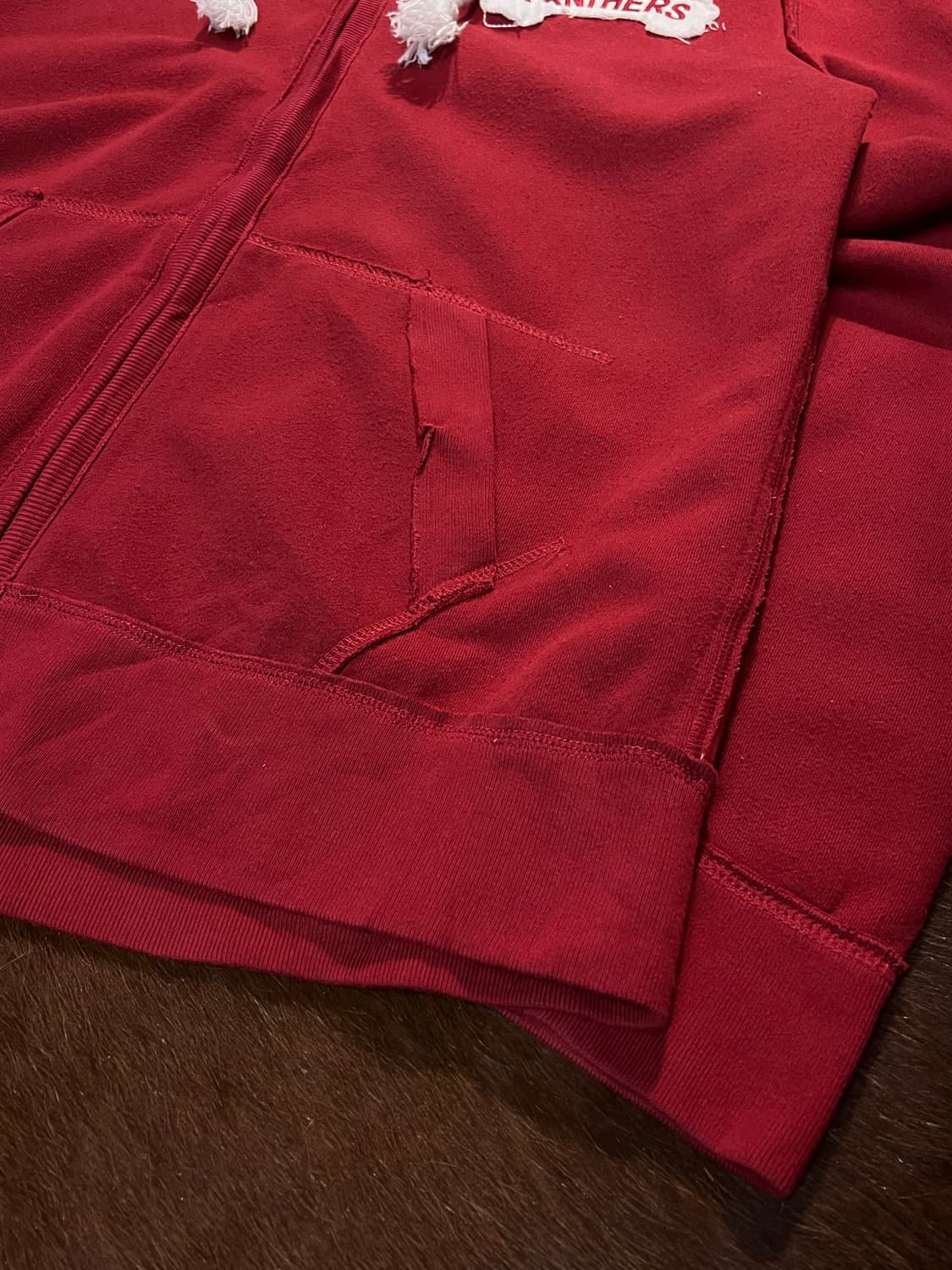 아베크롬비 버건디 후드집업 상품이미지8