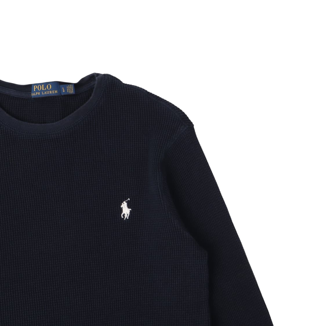 폴로 랄프로렌 네이비 코튼 와플 롱슬리브 상품이미지3