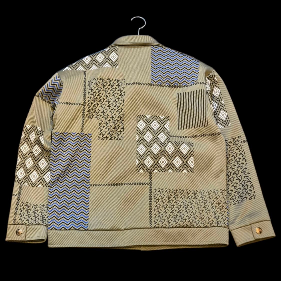 L 패턴나염 트러커자켓  상품이미지2