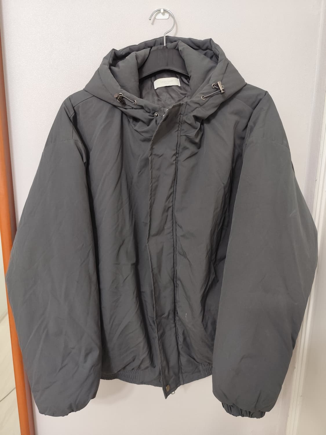 LAP 오버핏 크롭 숏패딩 (그레이, FREE) 상품이미지1