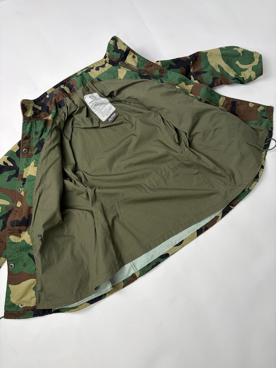 90 Alpha Industries Woodland Camo Jacket 상품이미지5