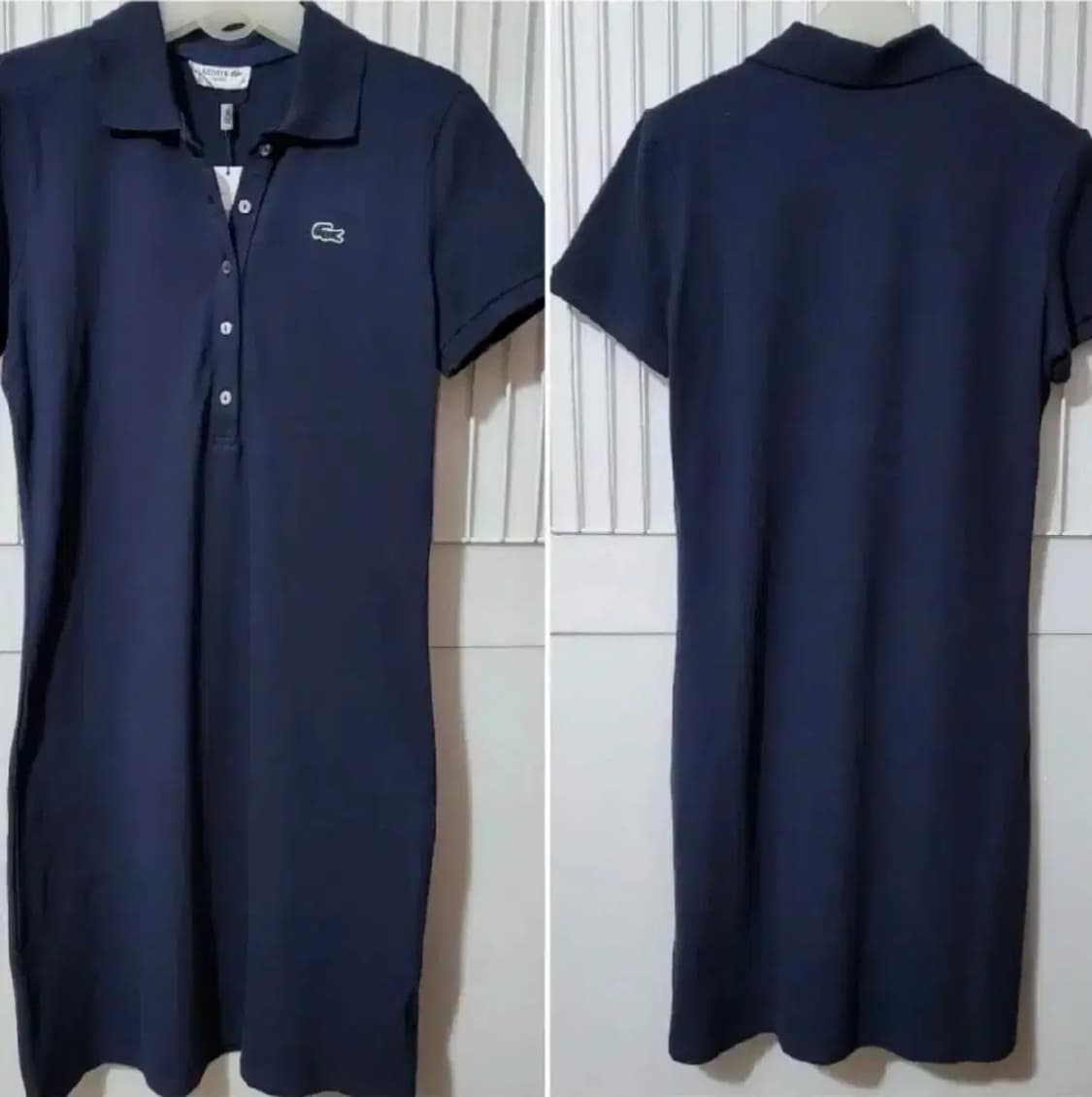 새상품 라코스테 폴로원피스 네이비 38 상품이미지1