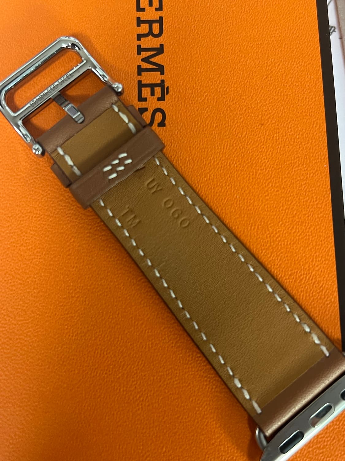 애플워치 에르메스 골드싱글투어 42mm sss급 상태 상품이미지3