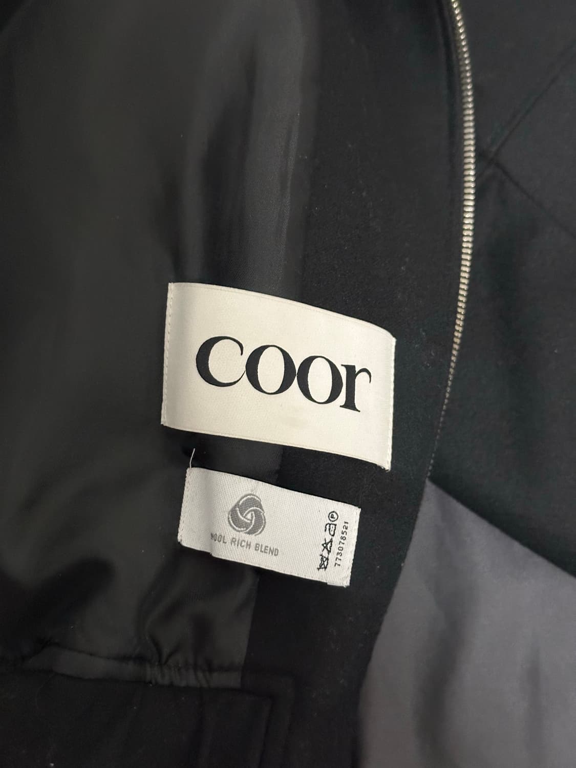 (M)쿠어 울 바시티 자켓 상품이미지3