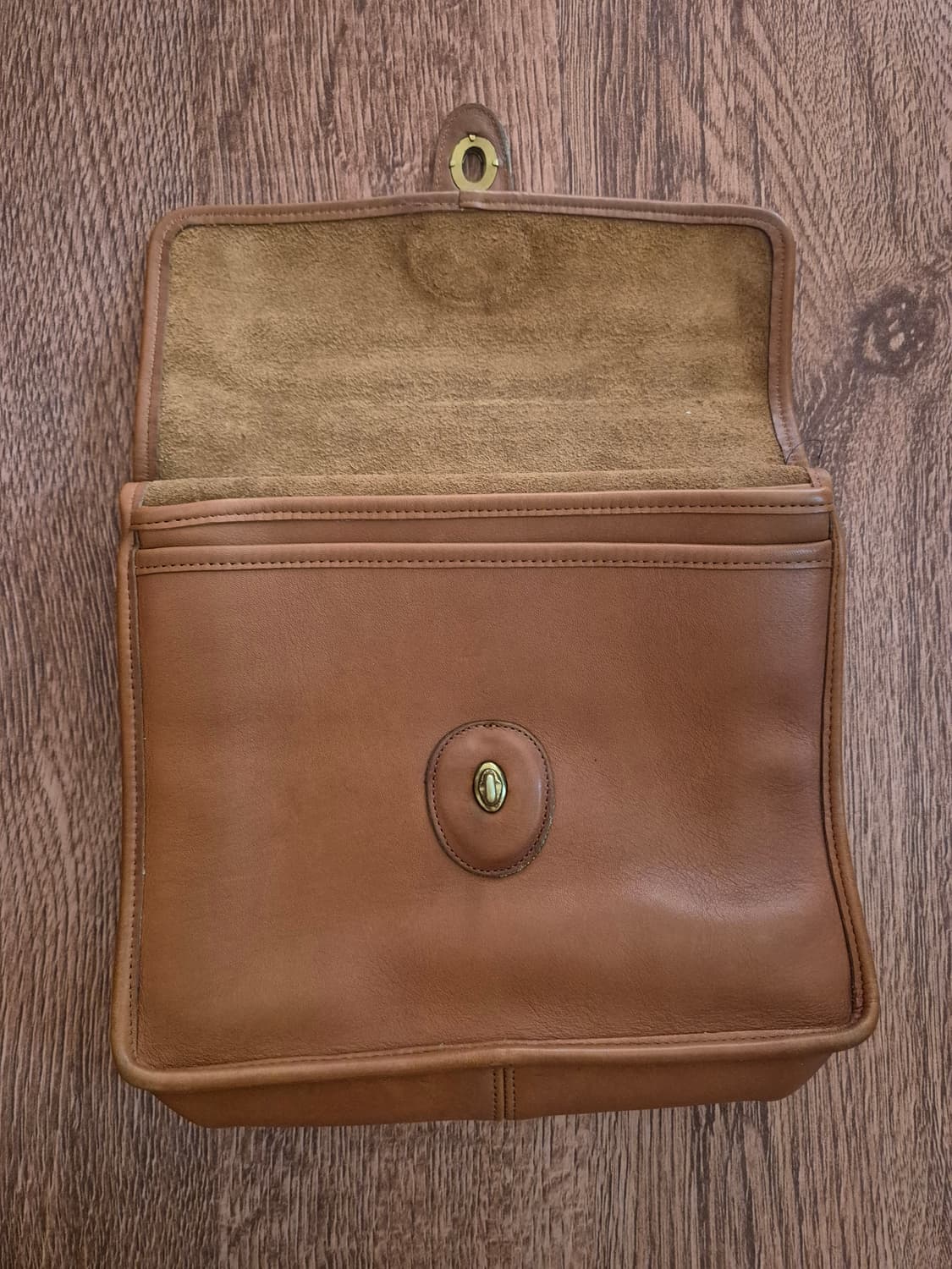 Old coach willis 코치 윌리스 British tan 레더백 상품이미지5