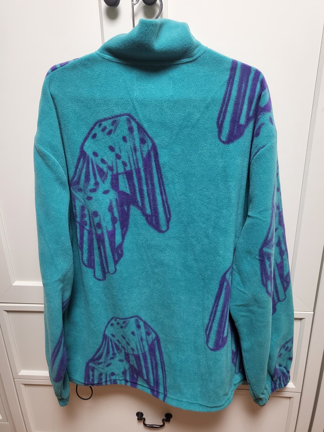 Awake NY 어웨이크 뉴욕 플리스 후리스 다이스 풀오버 반집업 L 상품이미지5