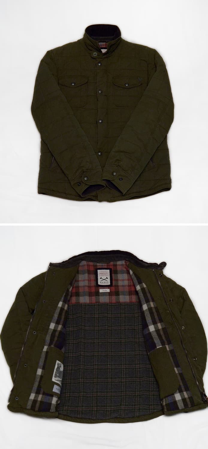 왁시드 바이 시리즈 왁스코튼 퀼팅 패디드 자켓 (M / 100) 상품이미지3