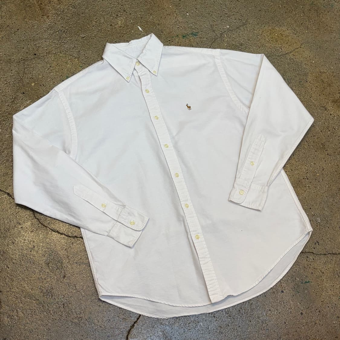 90s 미국 빈티지 폴로랄프로렌 랄프로렌 화이트 셔츠 상품이미지2