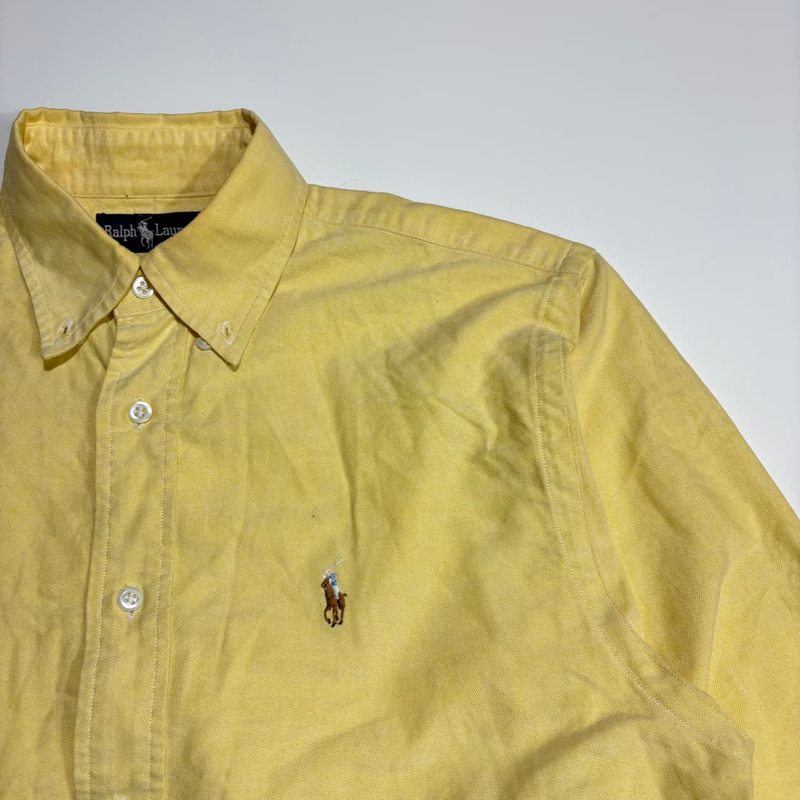 폴로 랄프로렌 옐로우 옥스포드 셔츠 상품이미지3