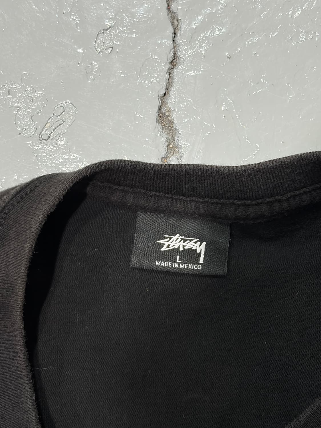 스투시(Stussy) 월드투어 블랙 티셔츠 상품이미지4