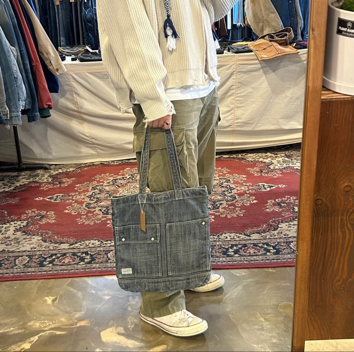 요시다 포터 온스 코튼 데님 숄더백 토트백 V4 상품이미지9