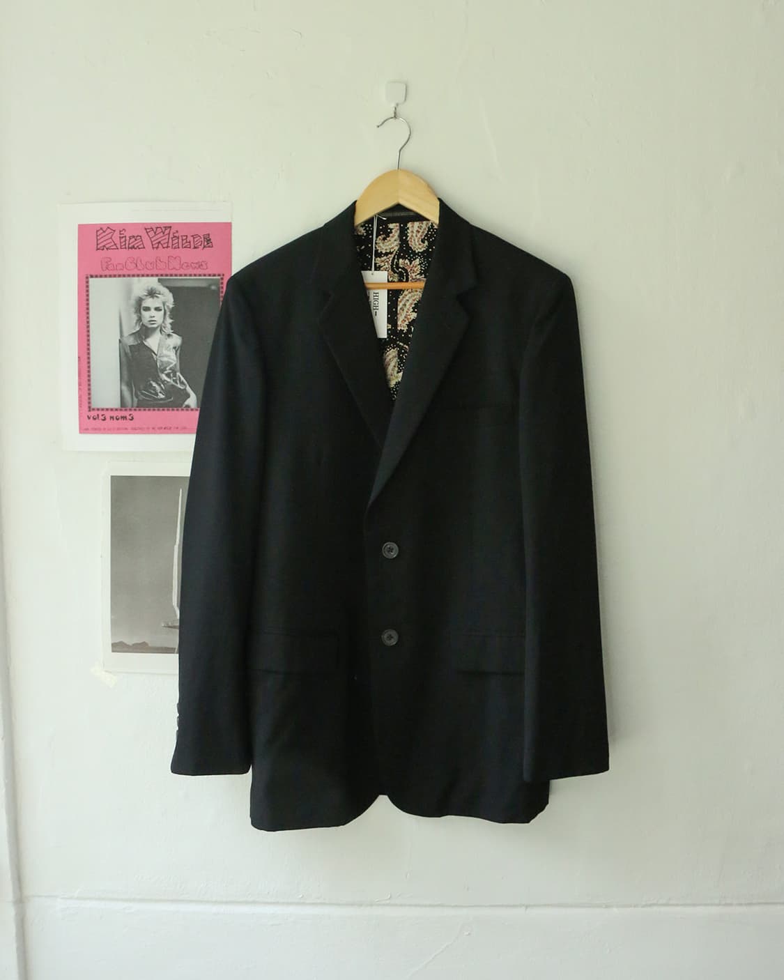 요지 야마모토 Costume D’Homme 블랙 테일러드 울 블레이저 상품이미지1