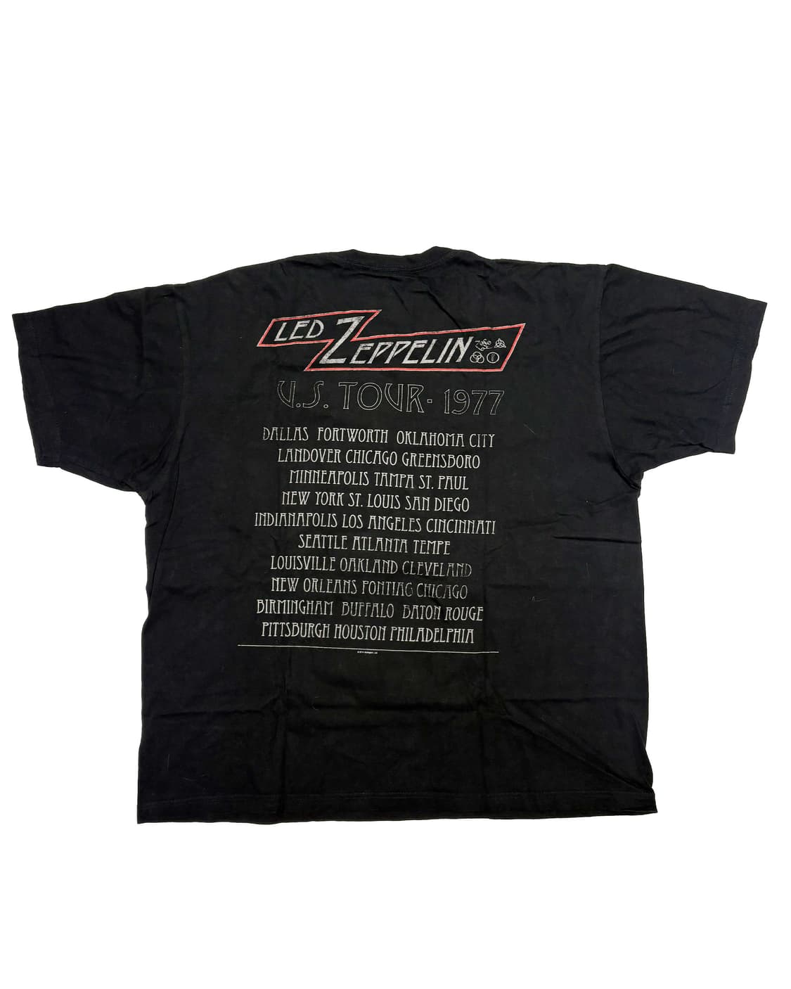 Led Zeppelin 77 tour tee Bootleg 2011 상품이미지2