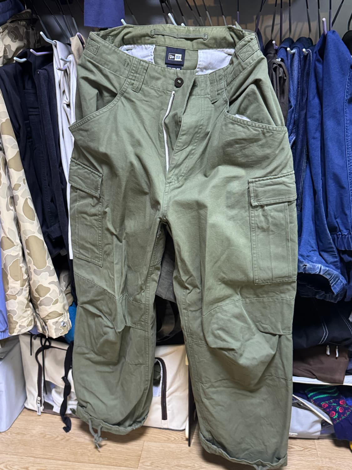 NEW ERA  뉴에라 / 카고바지/ 검정,카키 /사이즈 M 상품이미지1