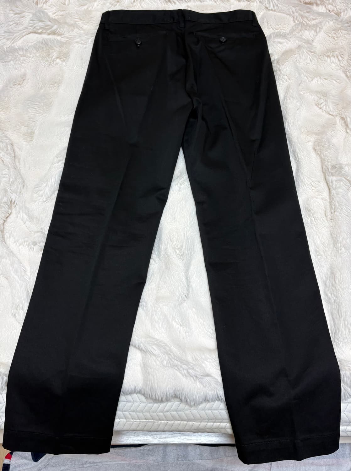 AMI 아미 스트레이트 치노 팬츠 블랙 / L 상품이미지5