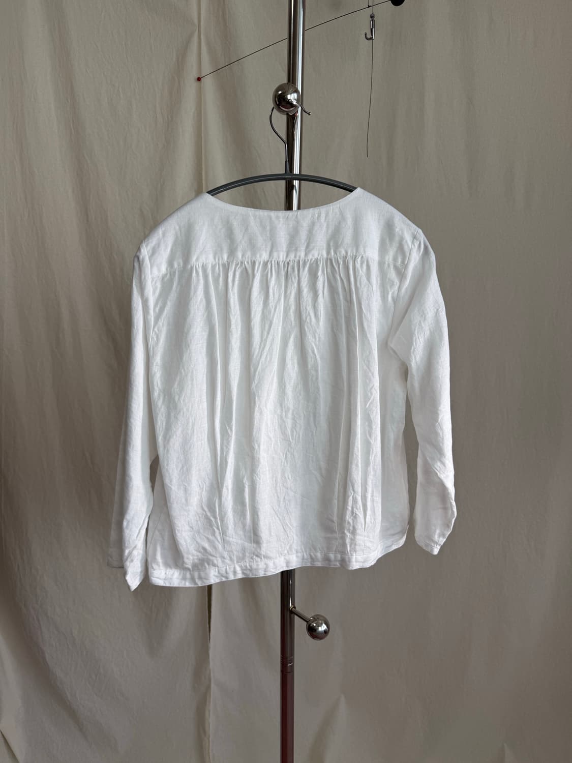 Lim home stir 린넨 랩 블라우스 상품이미지8