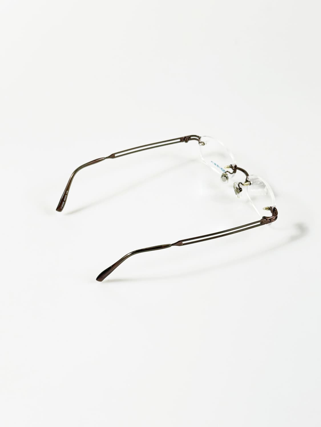 IGEN 무테 스퀘어 메탈 프레임 빈티지 안경 상품이미지4