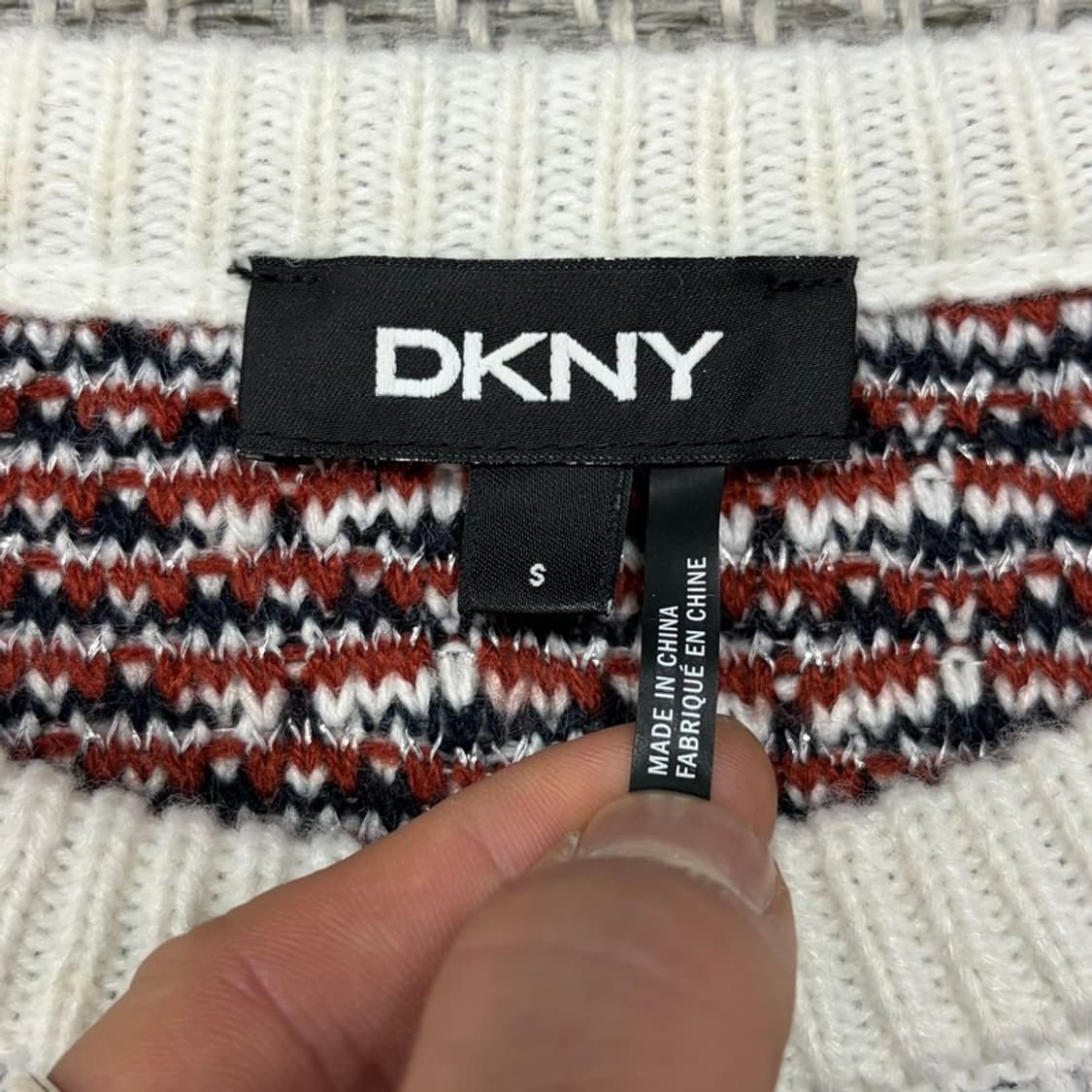 dkny 트위드 니트 v3879 상품이미지6