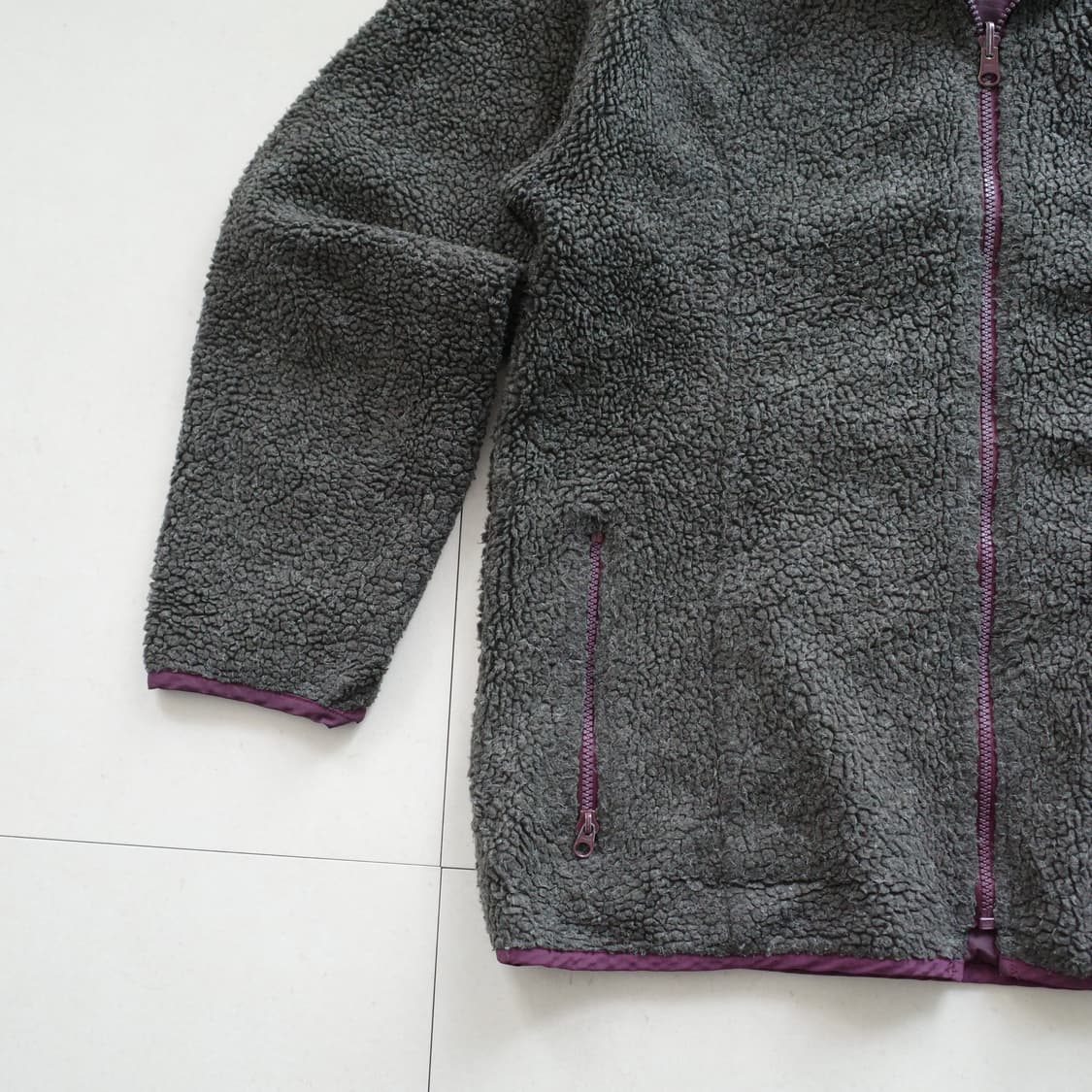 90s 엘엘빈 콜롬비아 쉐르파 딥파일 플리스 자켓 MADE IN USA 상품이미지3