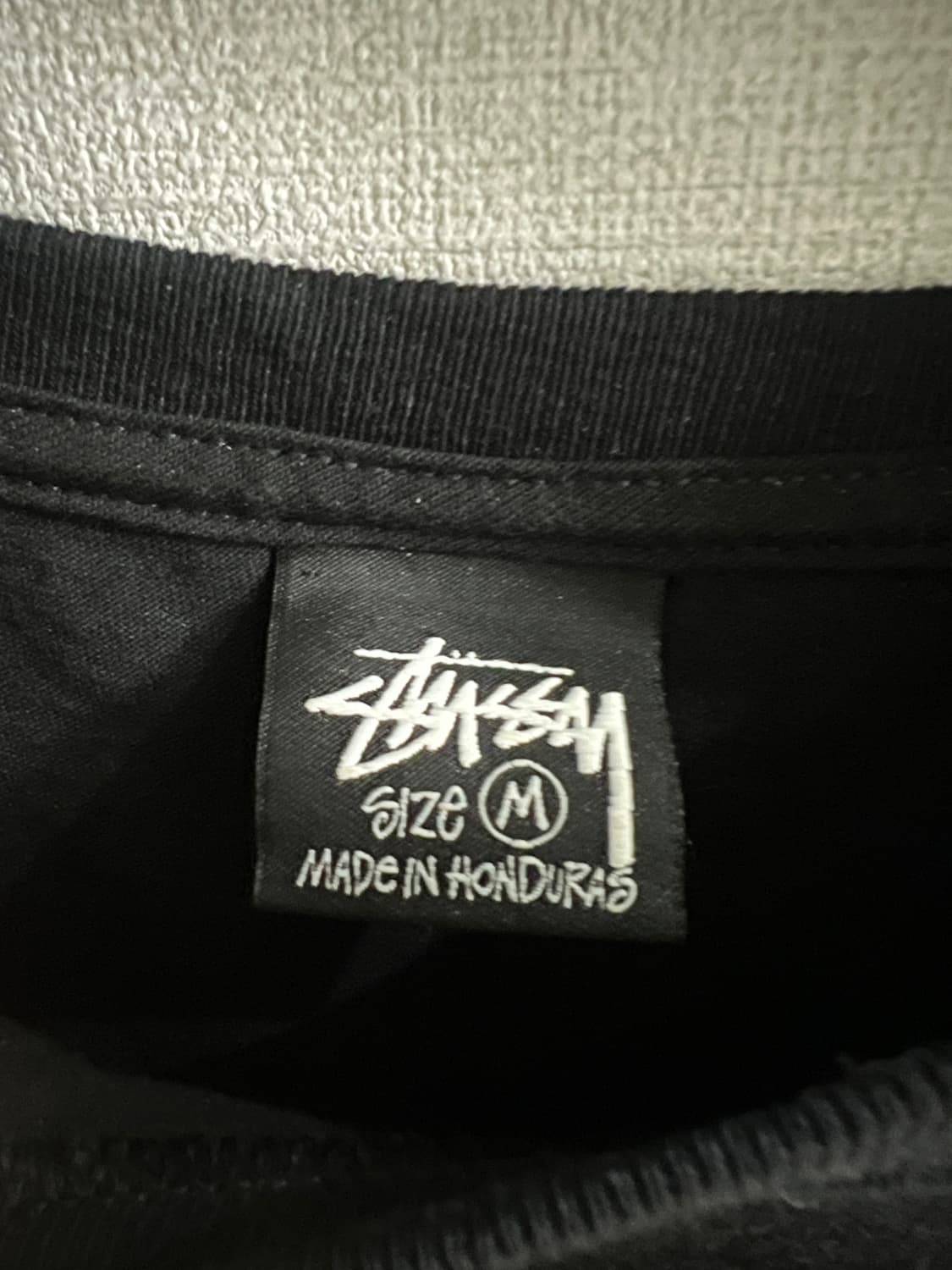 스투시 Stu C. 카모 티셔츠 블랙 M사이즈 상품이미지4