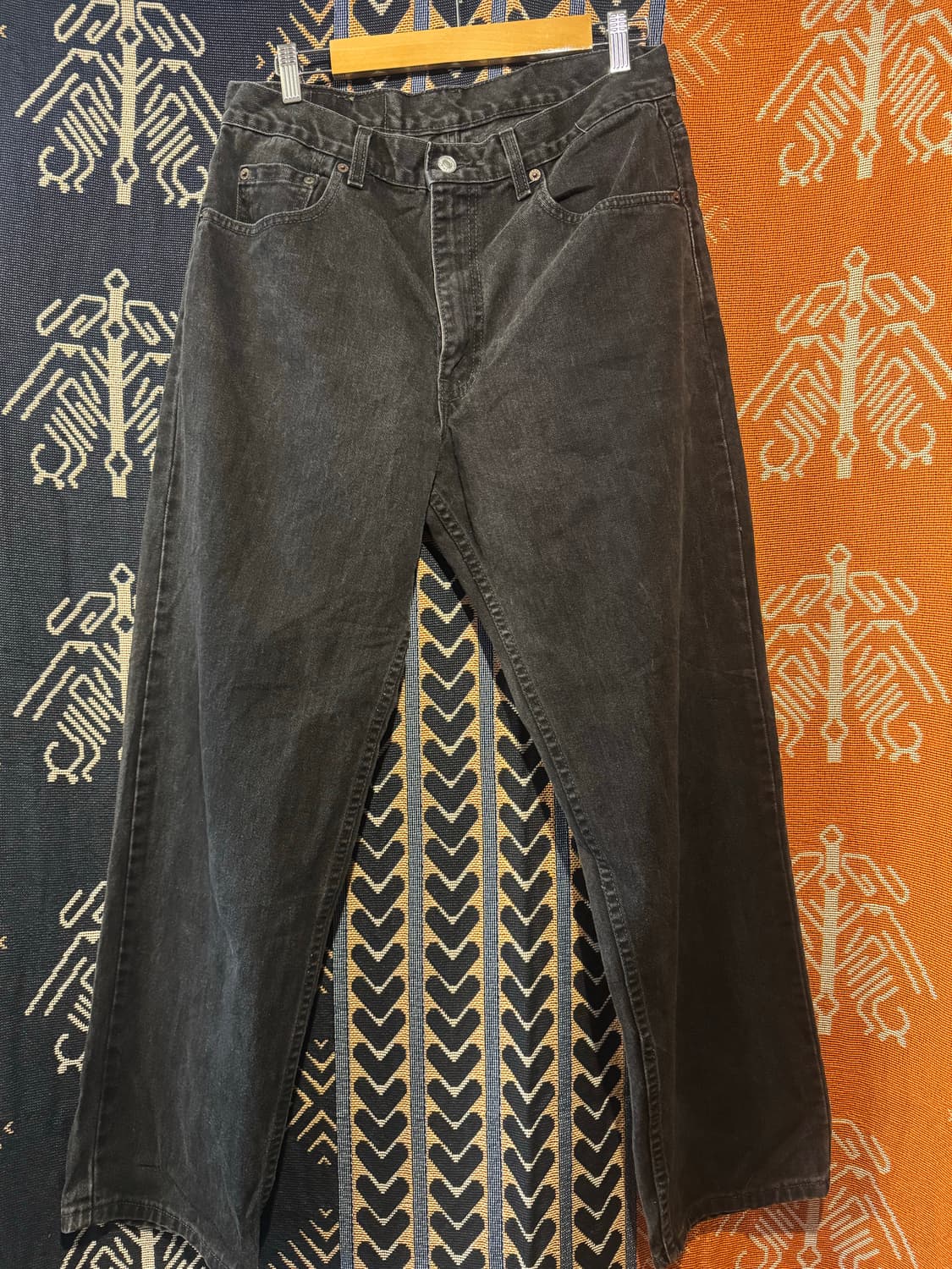 리바이스 550 00s USA데님팬츠 블랙 상품이미지1