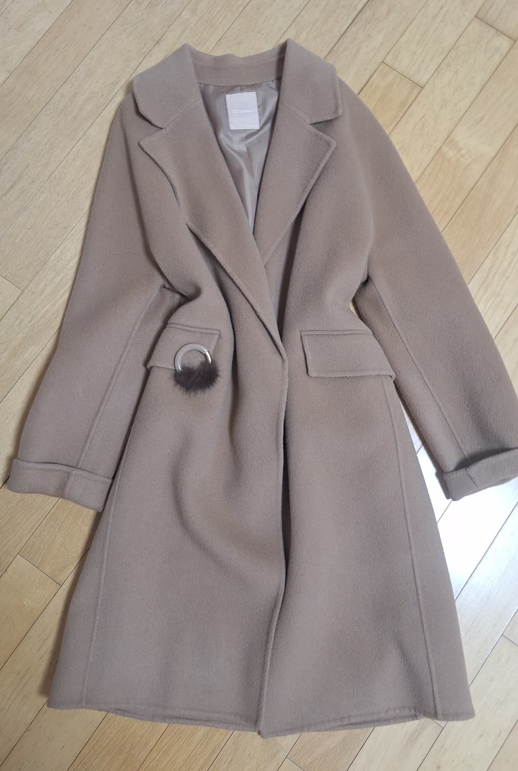 CC collect 인디핑크 퍼 코트 상품이미지1