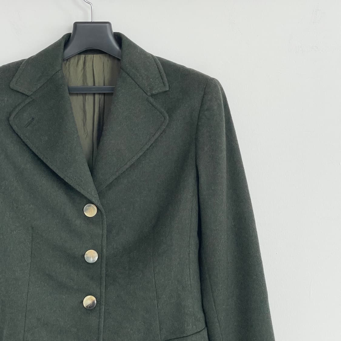 버버리 울 그린 이태리 블레이저 자켓 상품이미지3