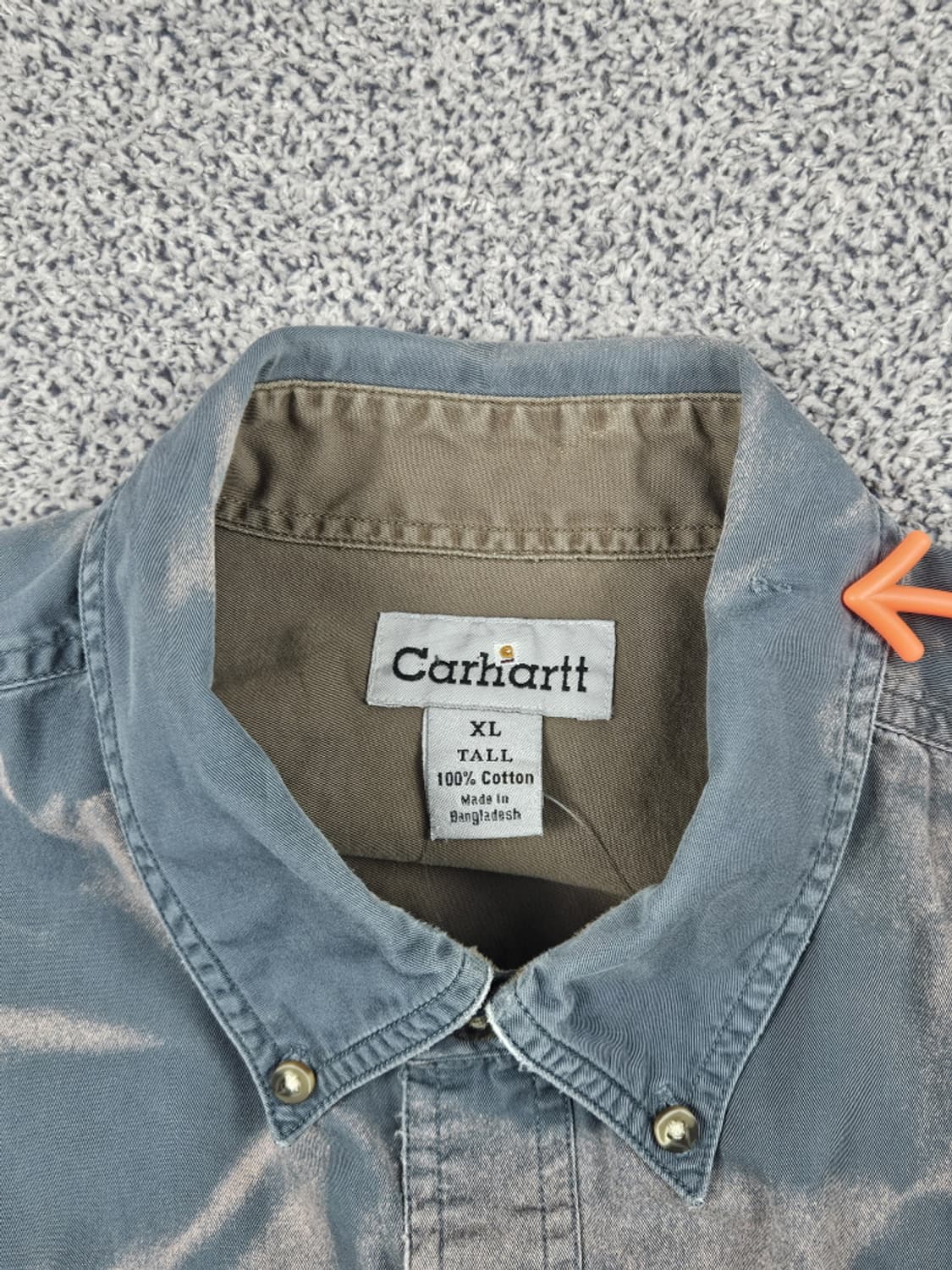 칼하트 다잉 워시드 커스텀 포켓 셔츠 ( XL ) / 10005 상품이미지7