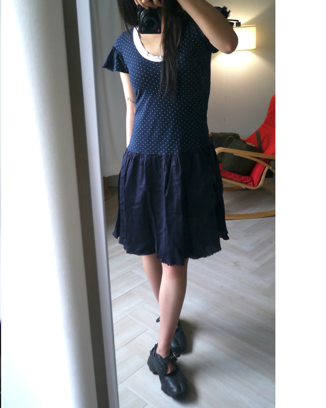 [Sacai × COMME des GARCONS] dot dress 상품이미지2