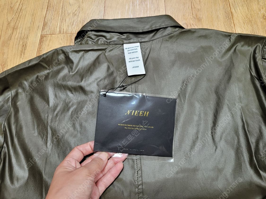니히(NIEEH) 블랙핑크 제니 아우터 55-66 새상품(카키) 상품이미지5