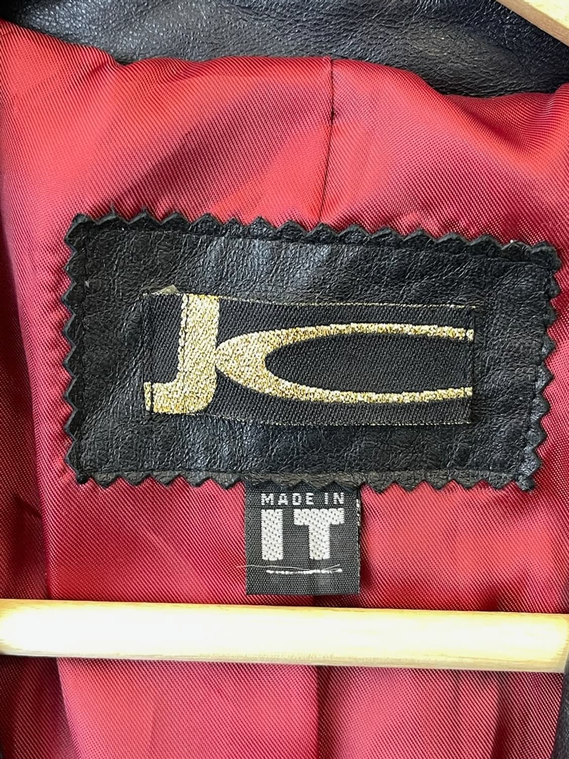 Jc 콘트라스트 스티치 레더 블레이저 상품이미지5