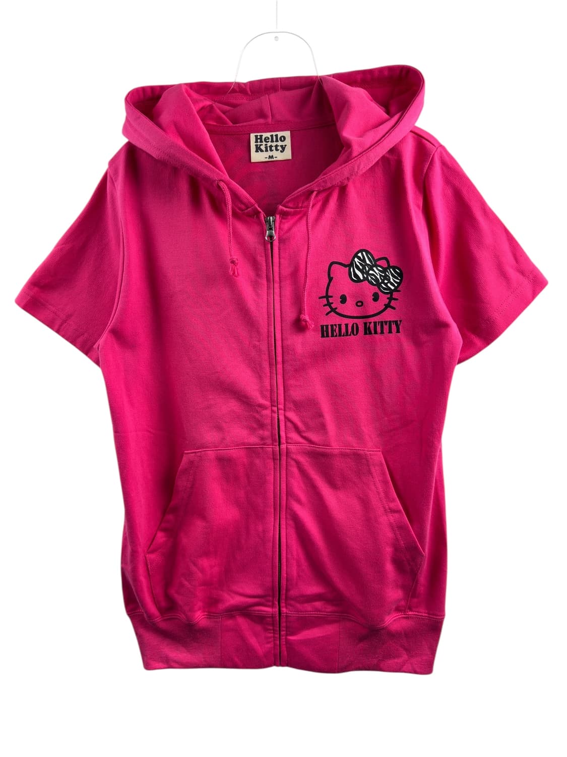헬로키티 핫핑크 갸루 반팔 후드집업1472 상품이미지2