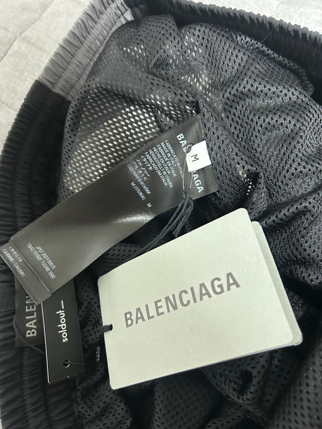 [M] 발렌시아가 3B 아이콘 로고 트랙 조거 팬츠 상품이미지5