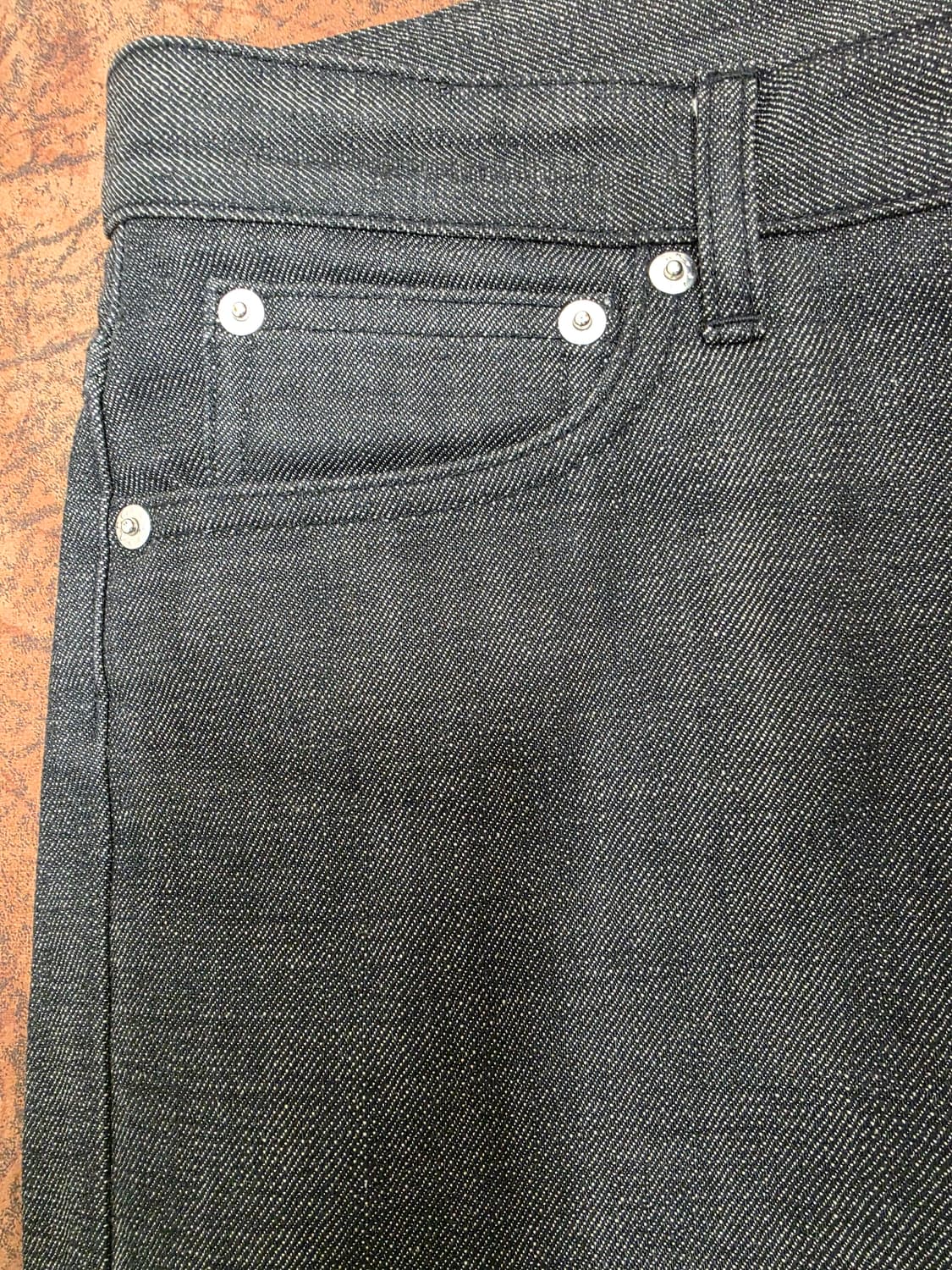 A.P.C. 아페쎄 쁘띠 스탠다드 블랙 생지 데님 팬츠 29 상품이미지3