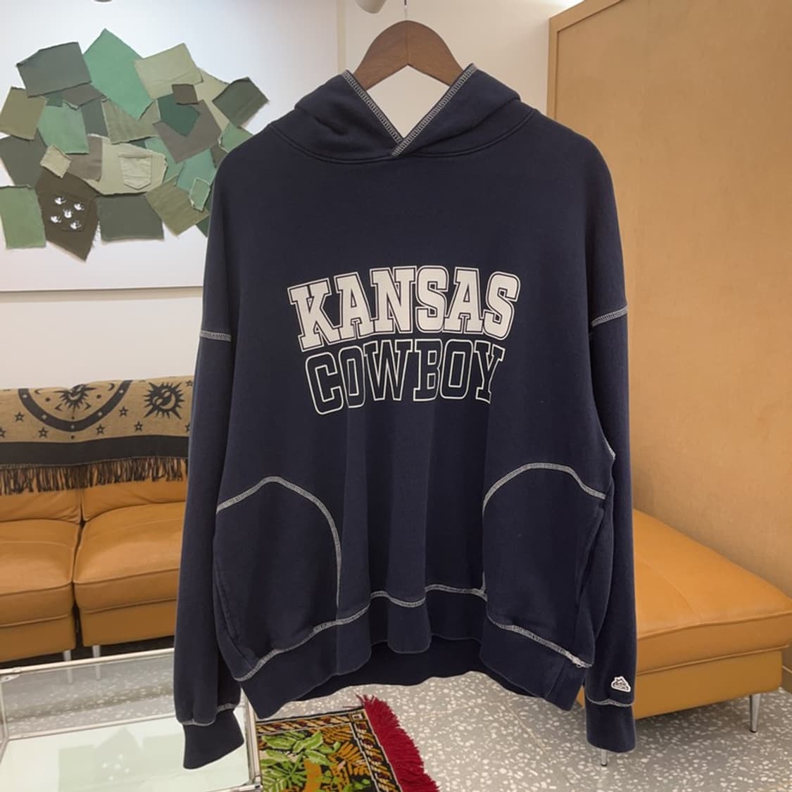 리 LEE 탑스티치 오버핏 후드티 105 C06318 상품이미지2