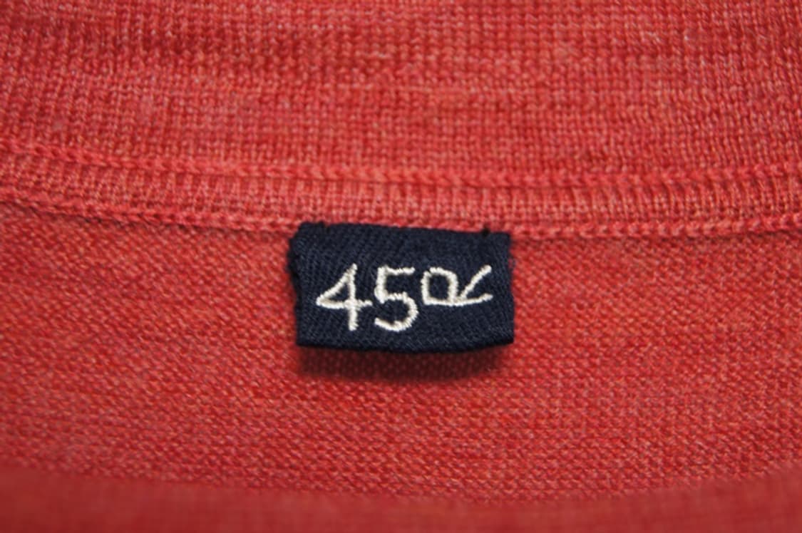 45R 정품 니트 티셔츠 오렌지 상품이미지8