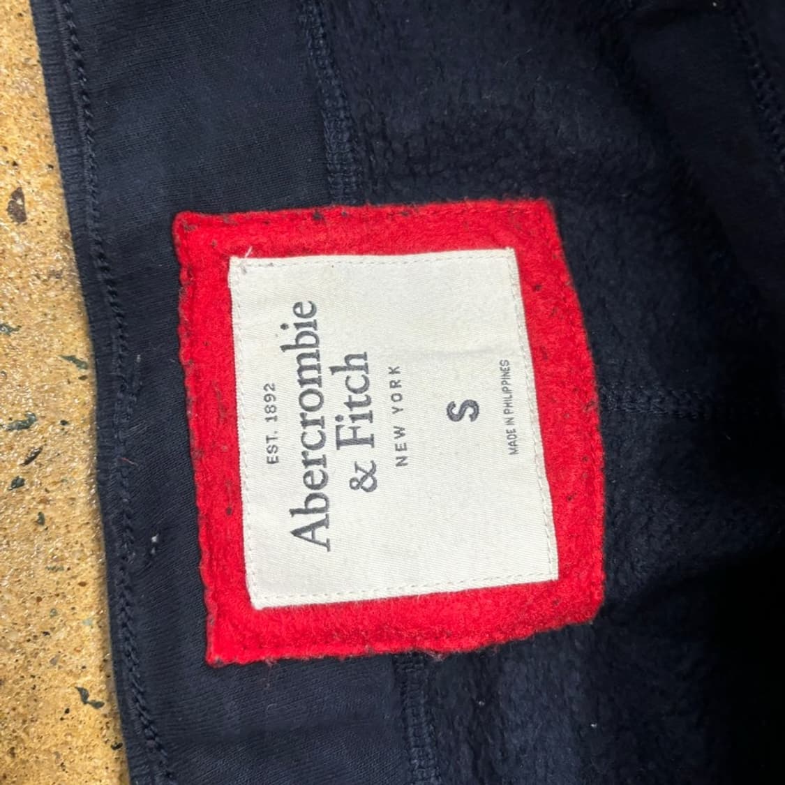 [정품/S] 아베크롬비 네이비 로고 트레이닝 바지  상품이미지4