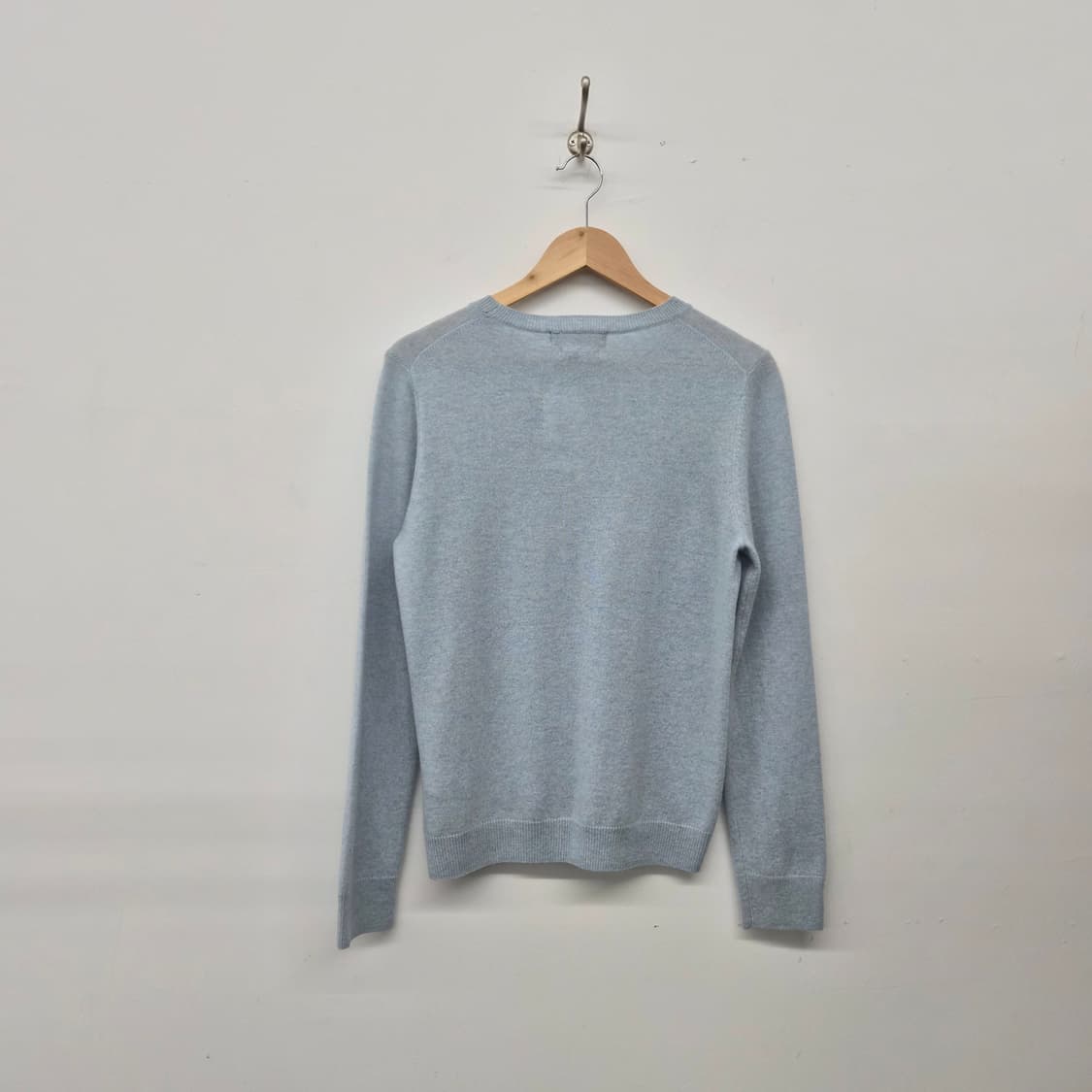 캐시미어 100% UNIT 유닛 하늘색 니트 남녀공용 L 상품이미지5