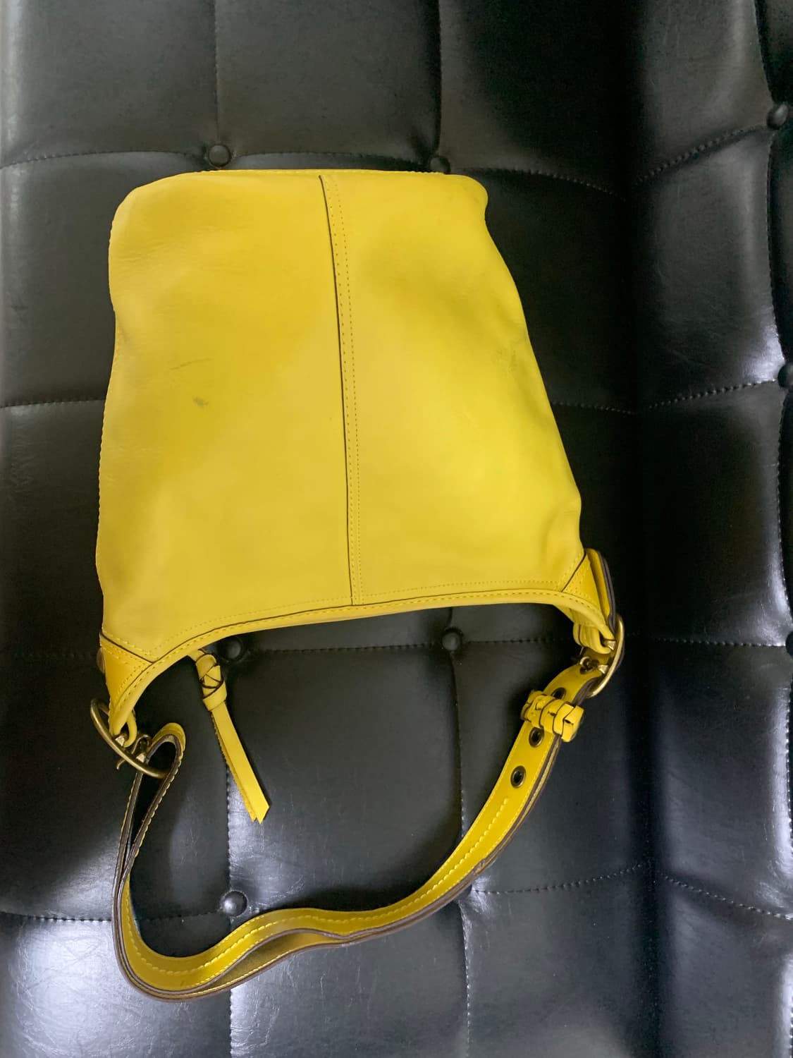 코치 블리커 버킷백 (Bleecker Bucket Bag 노랑) 상품이미지8