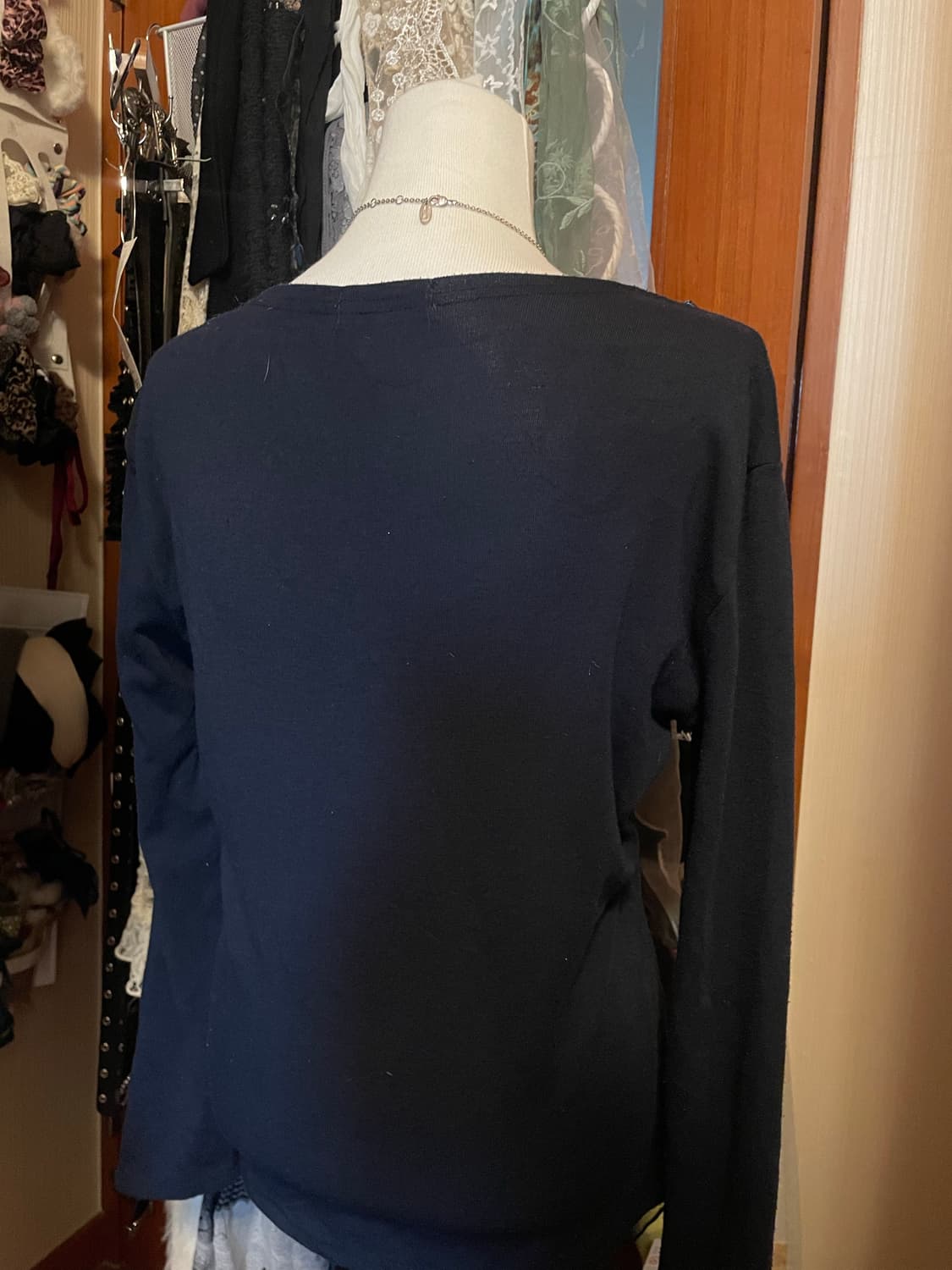 네이비 레이스 탑 상품이미지2