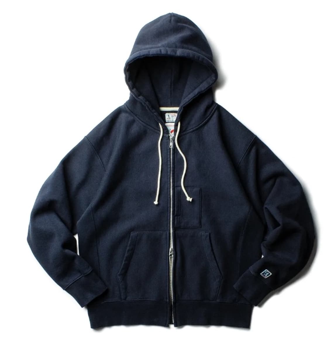 더레스큐 집업 후드 네이비 상품이미지1