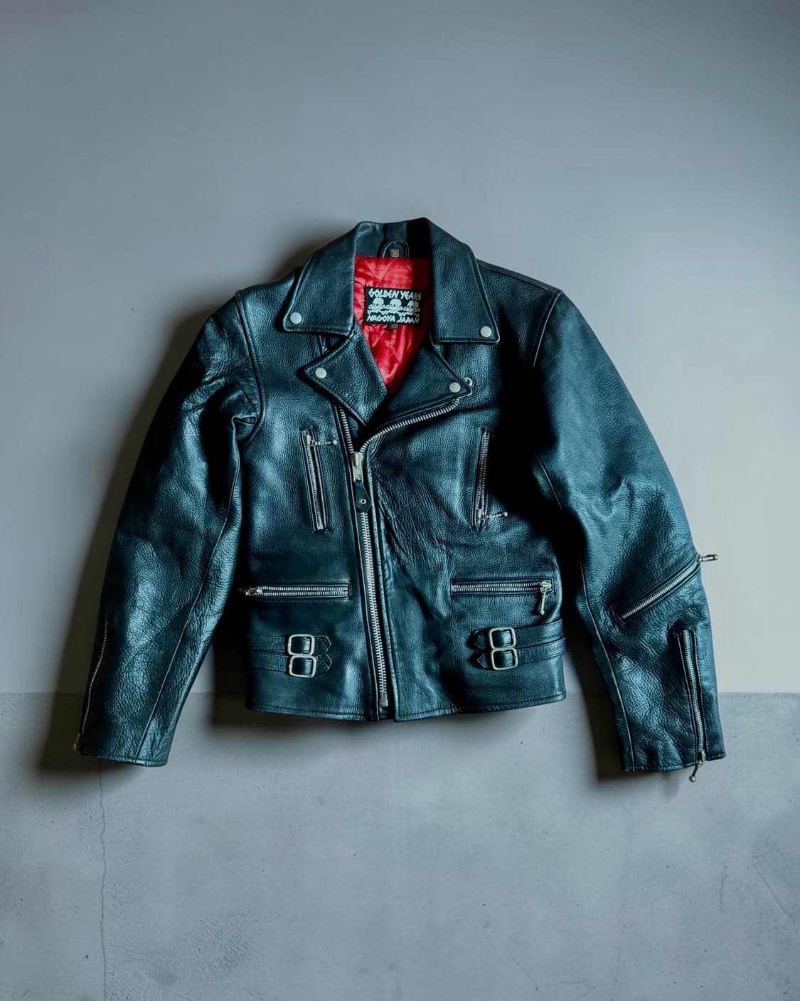 골든 이어즈 나고야 재팬 라벨 레더 라이더 자켓 상품이미지1