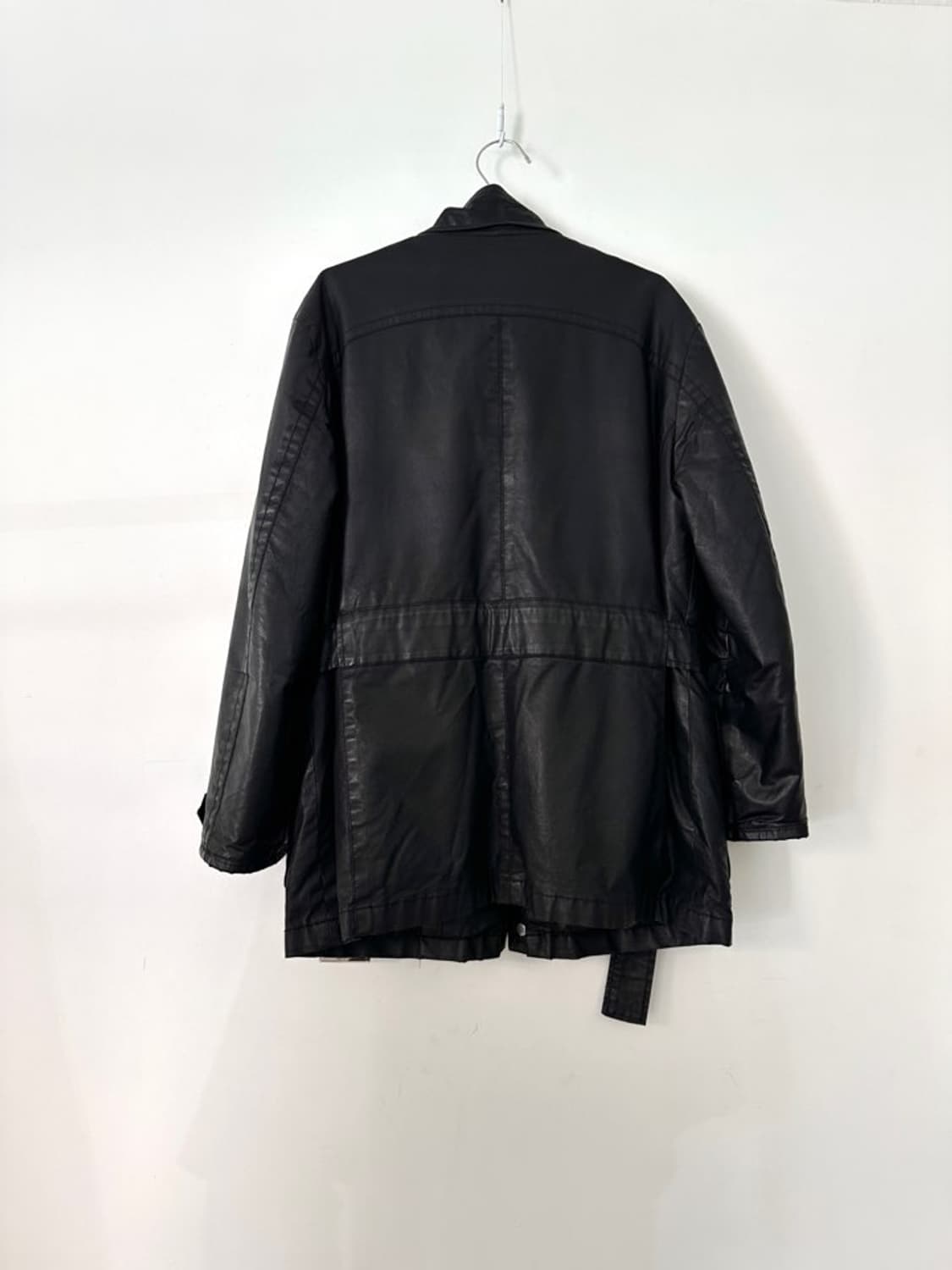 Komodosquare loose buckle leather jacket 상품이미지6